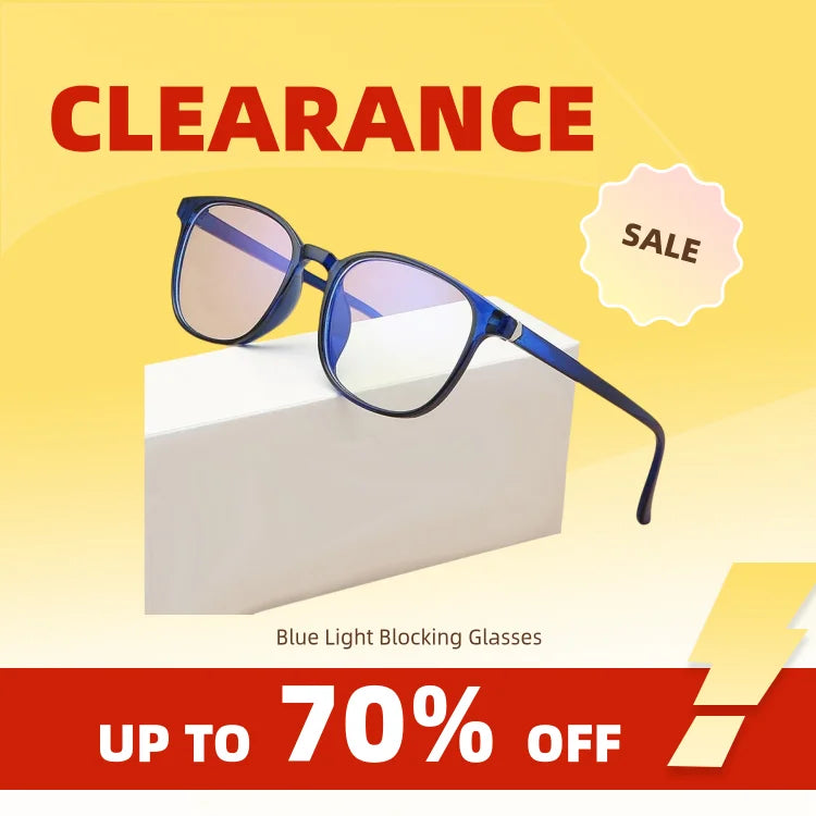 Clearance_Transparent square Computer Glasses pc Frame Women Men Anti Blue Light round Eyewear Blocking Glasses Optical Spectacl