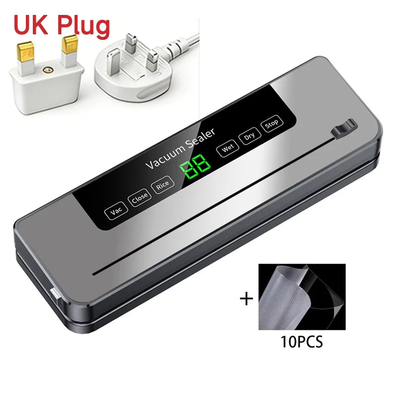 Portable Vacuum Sealer for Food Kitchen Gadgets Degasser Home Appliance Compressor Plastic Bag Sealer Vacuum Packaging Machine