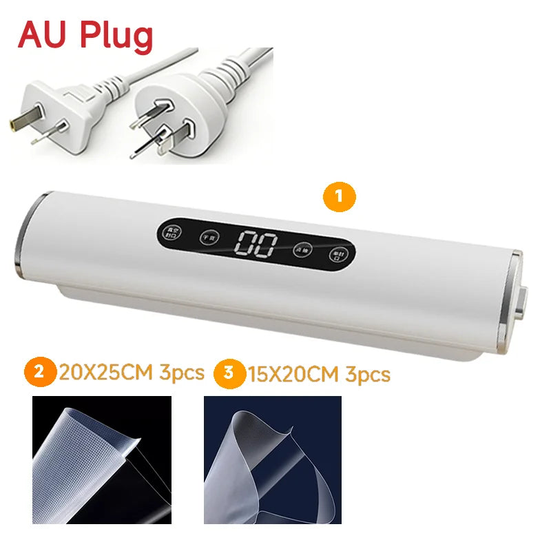 Portable Vacuum Sealer for Food Kitchen Gadgets Degasser Home Appliance Compressor Plastic Bag Sealer Vacuum Packaging Machine