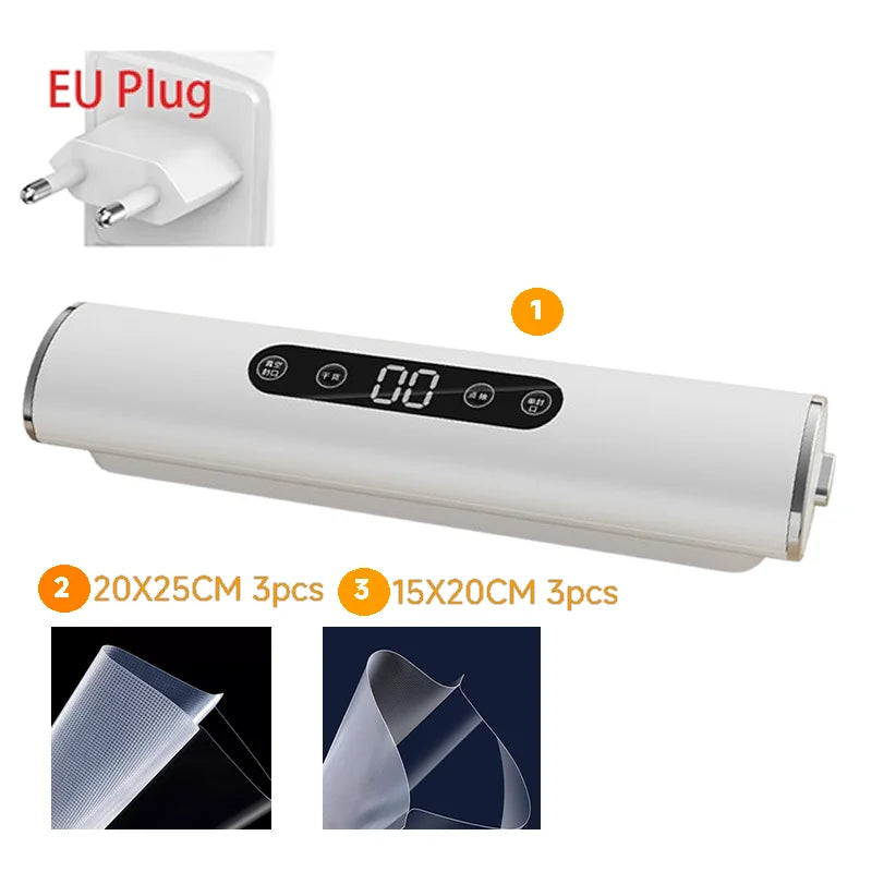 Portable Vacuum Sealer for Food Kitchen Gadgets Degasser Home Appliance Compressor Plastic Bag Sealer Vacuum Packaging Machine